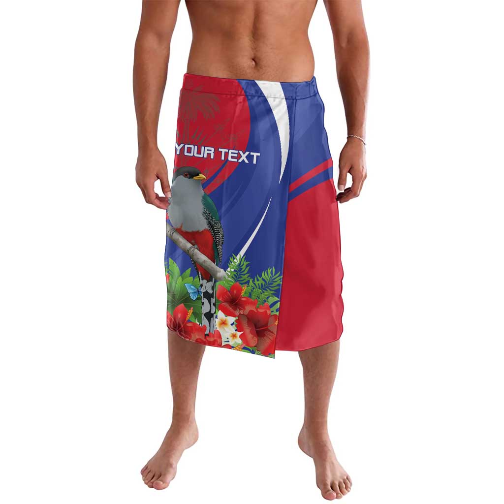 Personalized Hispaniolan Trogon Haiti Lavalava Sporty Style - Wonder Print Shop