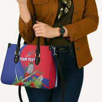 Personalized Hispaniolan Trogon Haiti Leather Bag Sporty Style - Wonder Print Shop