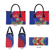 Personalized Hispaniolan Trogon Haiti Leather Bag Sporty Style - Wonder Print Shop
