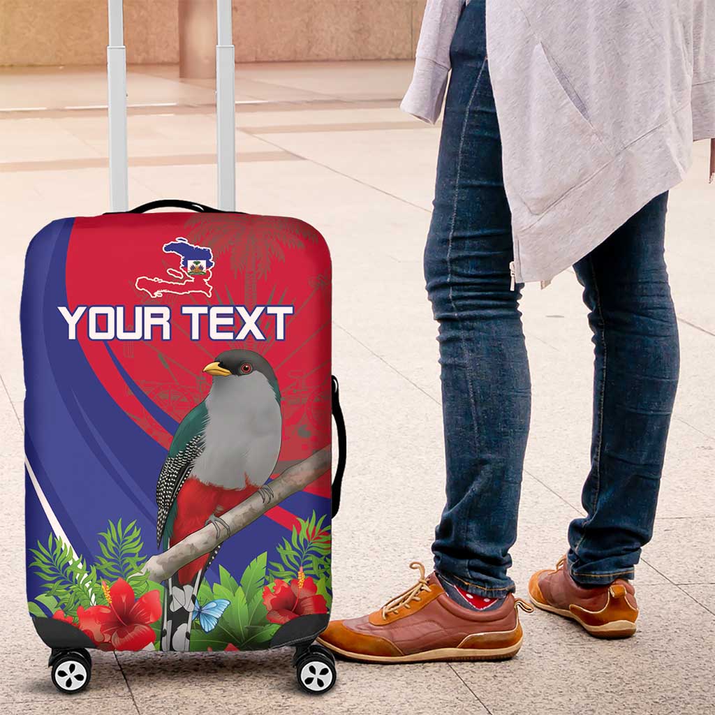 Personalized Hispaniolan Trogon Haiti Luggage Cover Sporty Style - Wonder Print Shop