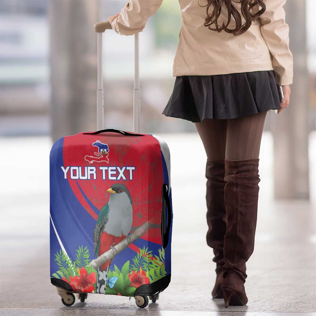 Personalized Hispaniolan Trogon Haiti Luggage Cover Sporty Style - Wonder Print Shop