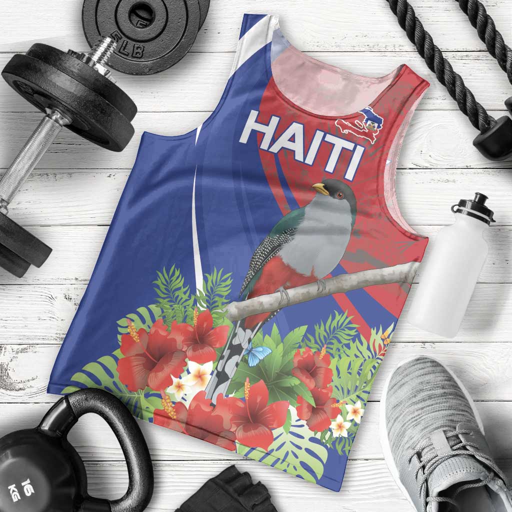 Personalized Hispaniolan Trogon Haiti Men Tank Top Sporty Style - Wonder Print Shop