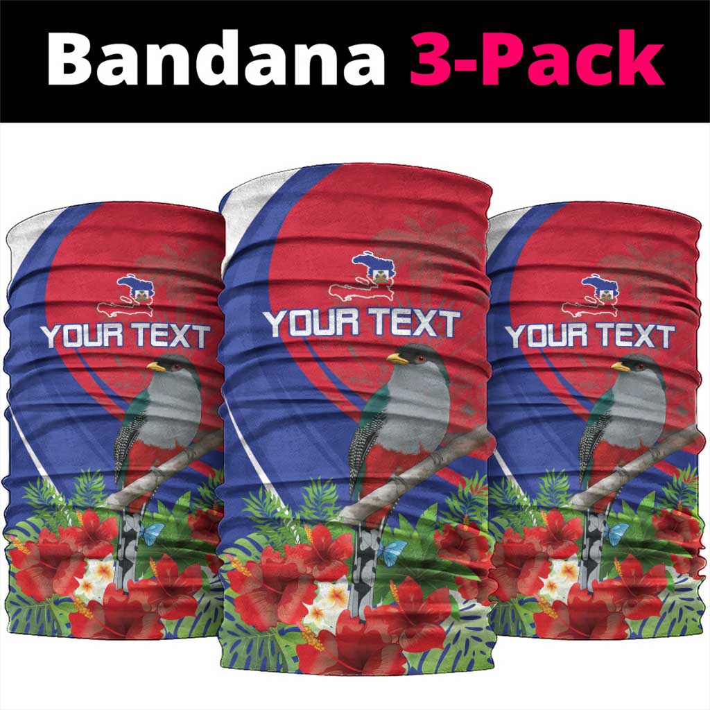 Personalized Hispaniolan Trogon Haiti Neck Gaiter Sporty Style - Wonder Print Shop