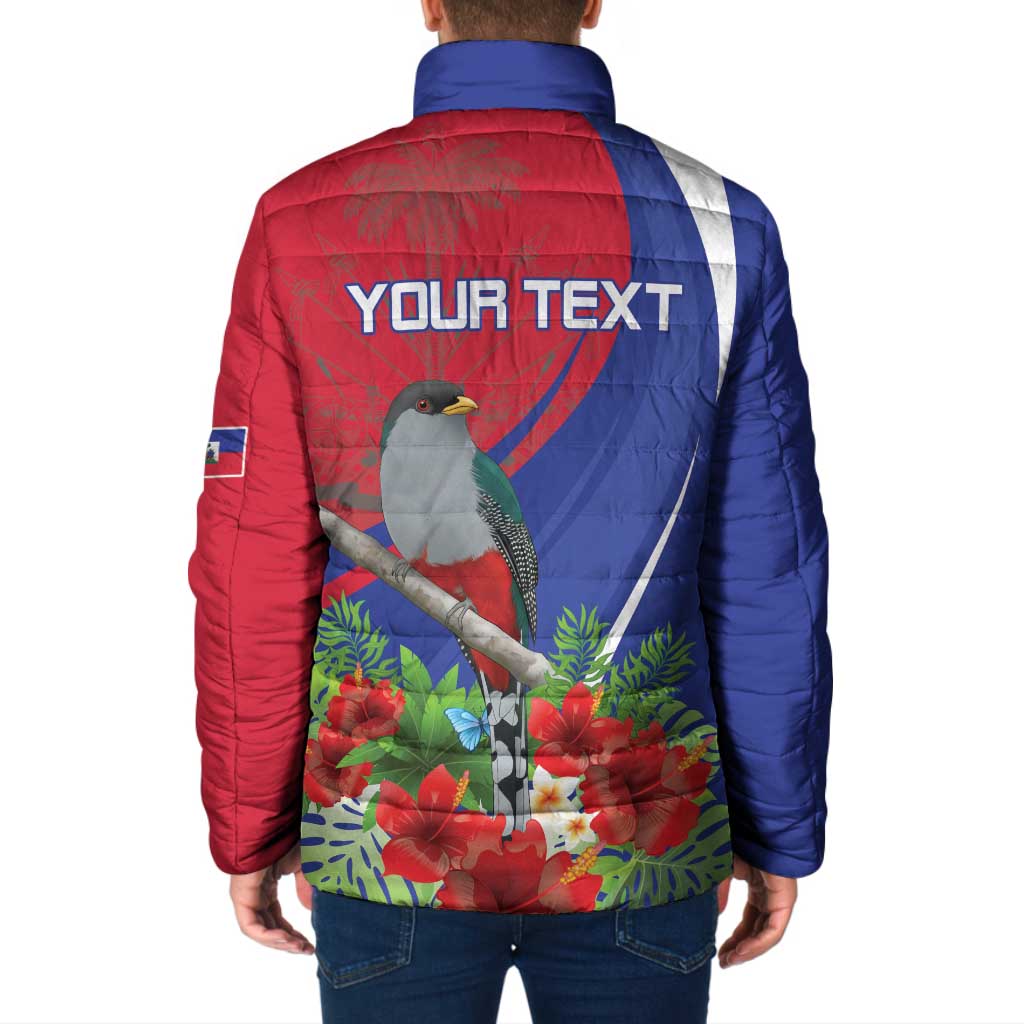 Personalized Hispaniolan Trogon Haiti Padded Jacket Sporty Style - Wonder Print Shop
