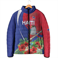 Personalized Hispaniolan Trogon Haiti Padded Jacket Sporty Style - Wonder Print Shop