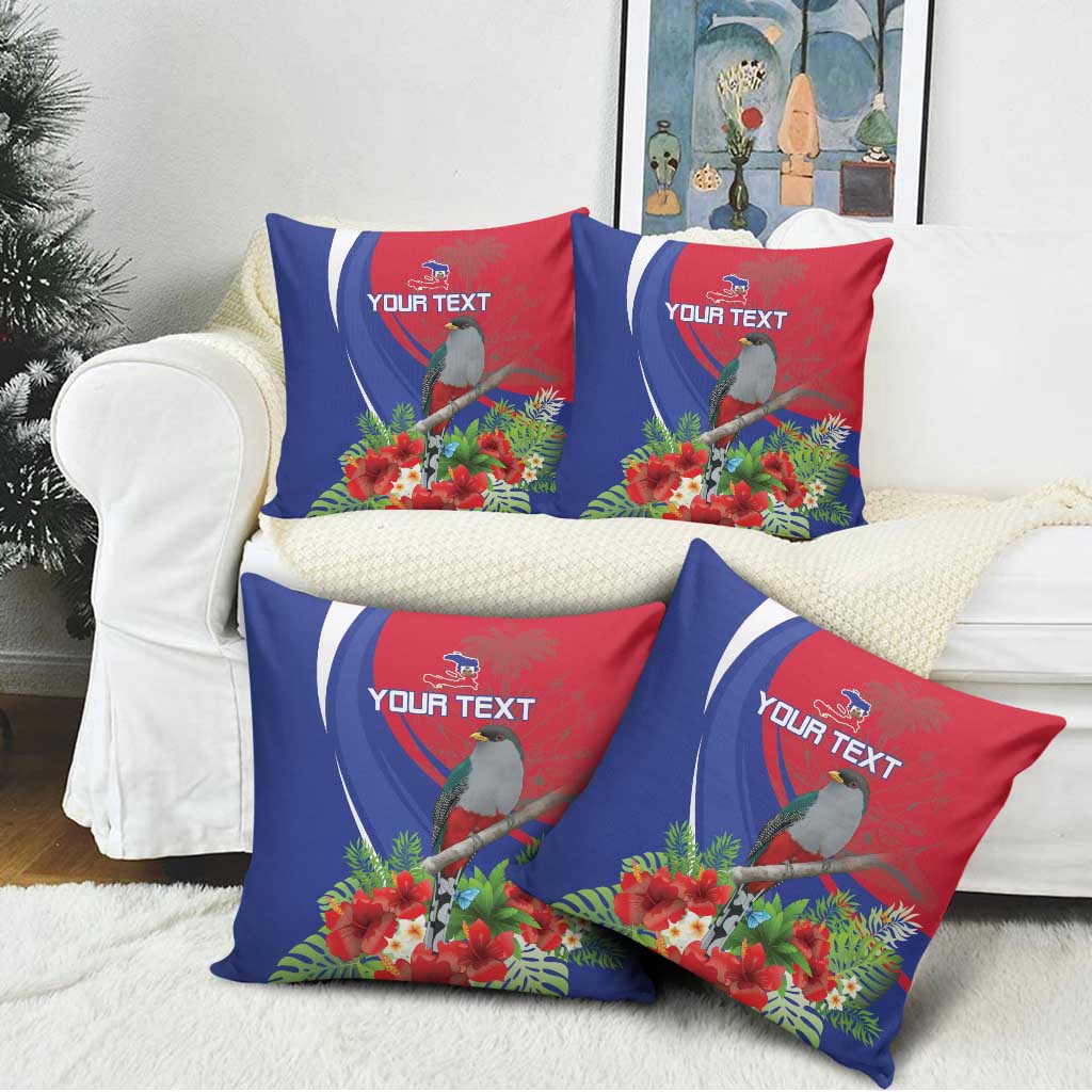 Personalized Hispaniolan Trogon Haiti Pillow Cover Sporty Style - Wonder Print Shop