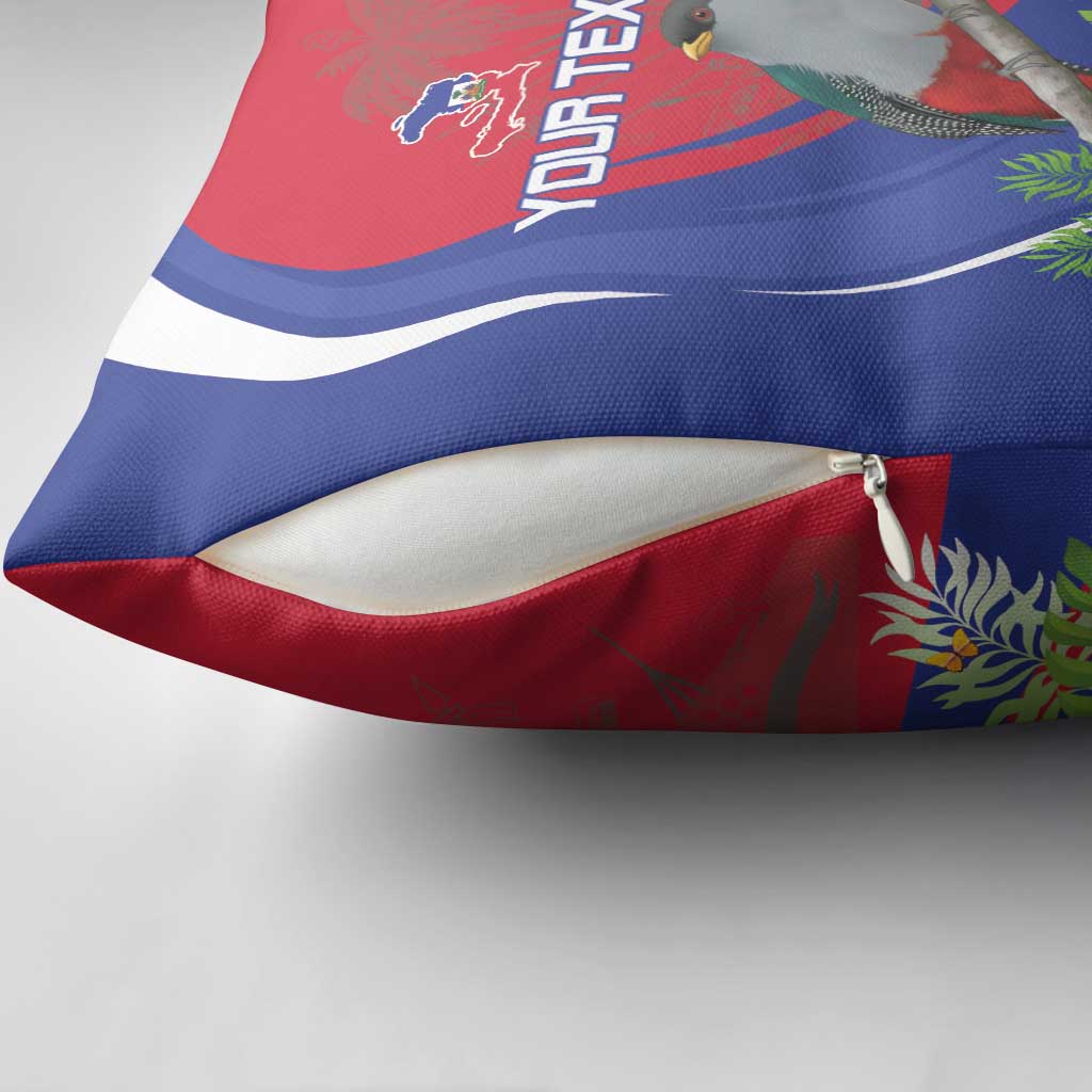 Personalized Hispaniolan Trogon Haiti Pillow Cover Sporty Style - Wonder Print Shop
