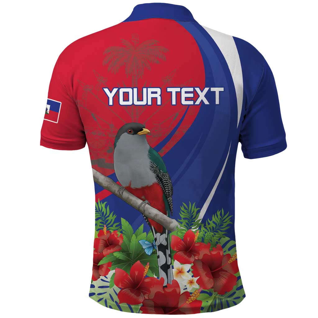 Personalized Hispaniolan Trogon Haiti Polo Shirt Sporty Style - Wonder Print Shop