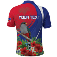 Personalized Hispaniolan Trogon Haiti Polo Shirt Sporty Style - Wonder Print Shop