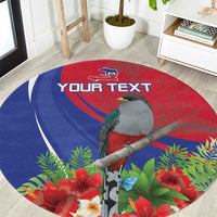 Personalized Hispaniolan Trogon Haiti Round Carpet Sporty Style - Wonder Print Shop
