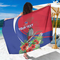 Personalized Hispaniolan Trogon Haiti Sarong Sporty Style - Wonder Print Shop