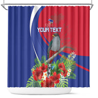 Personalized Hispaniolan Trogon Haiti Shower Curtain Sporty Style - Wonder Print Shop