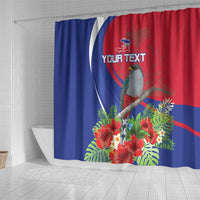 Personalized Hispaniolan Trogon Haiti Shower Curtain Sporty Style - Wonder Print Shop