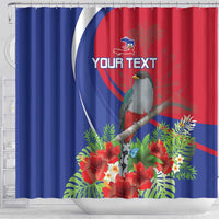 Personalized Hispaniolan Trogon Haiti Shower Curtain Sporty Style - Wonder Print Shop