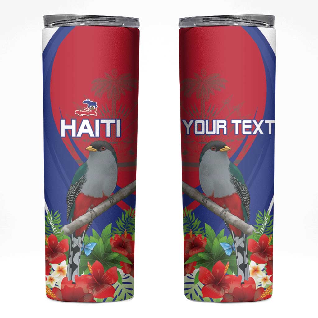 Personalized Hispaniolan Trogon Haiti Skinny Tumbler Sporty Style - Wonder Print Shop
