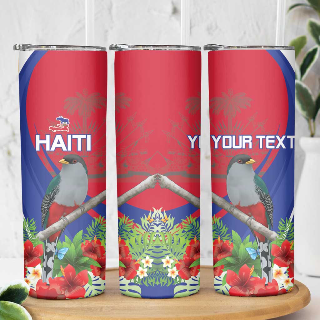 Personalized Hispaniolan Trogon Haiti Skinny Tumbler Sporty Style - Wonder Print Shop
