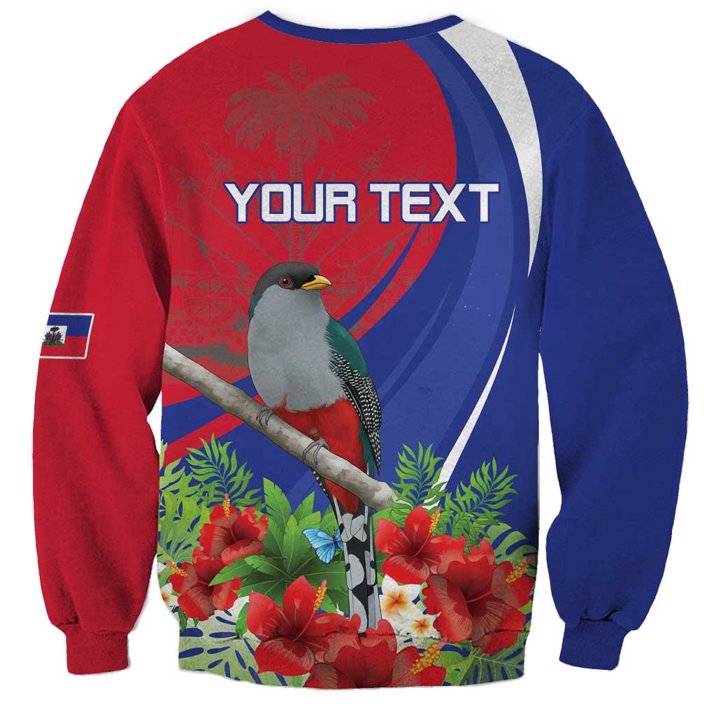 Personalized Hispaniolan Trogon Haiti Sweatshirt Sporty Style - Wonder Print Shop