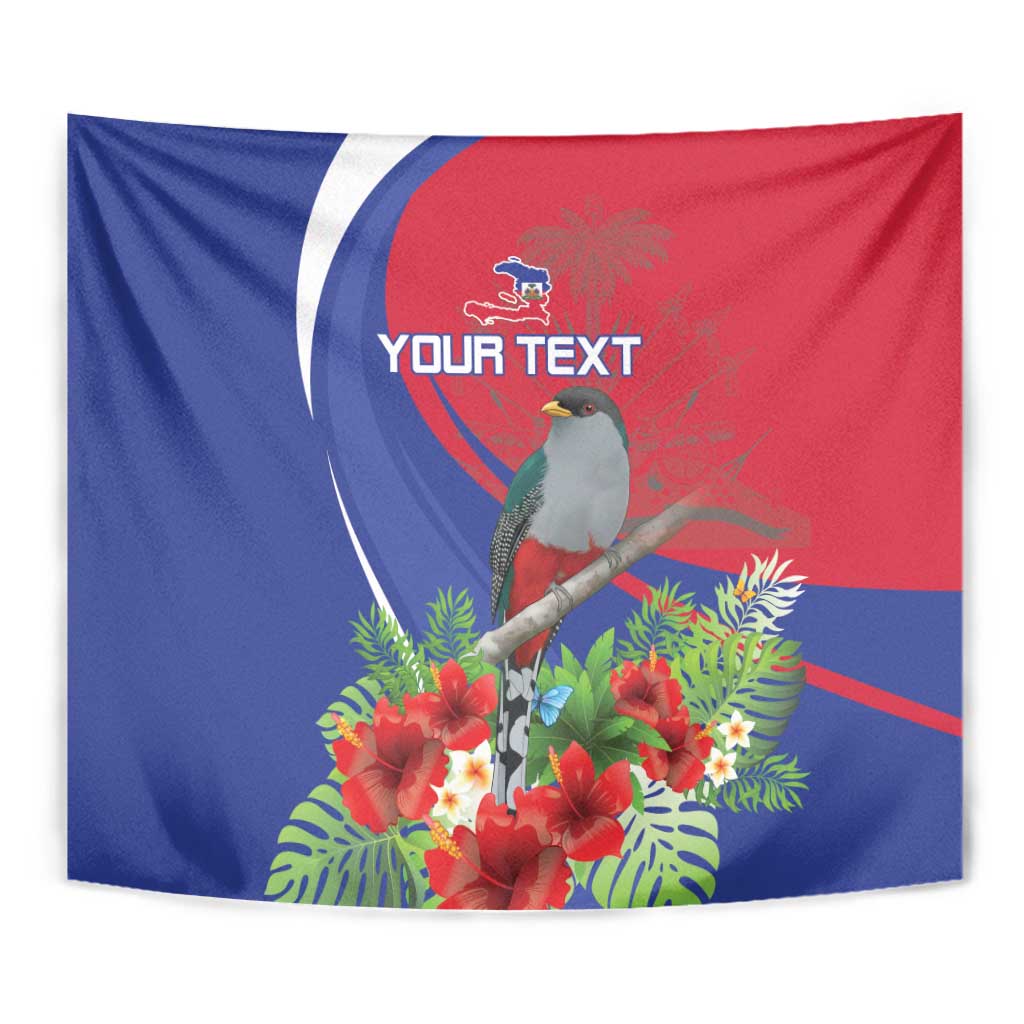 Personalized Hispaniolan Trogon Haiti Tapestry Sporty Style - Wonder Print Shop