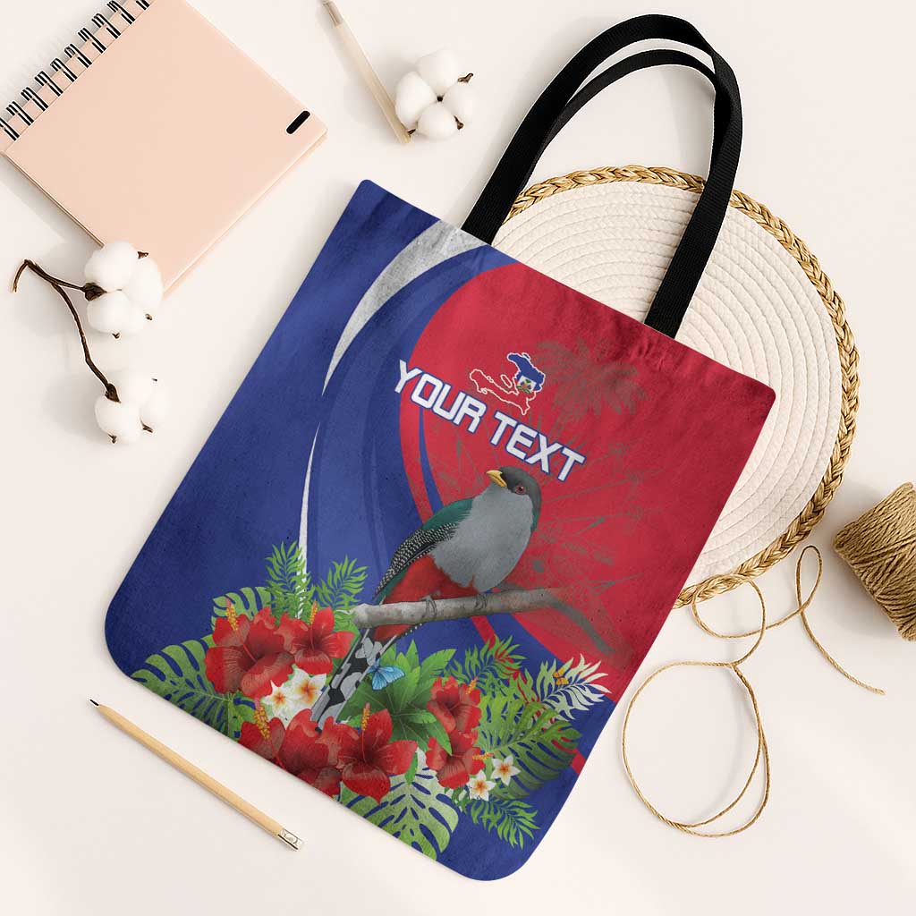 Personalized Hispaniolan Trogon Haiti Tote Bag Sporty Style - Wonder Print Shop