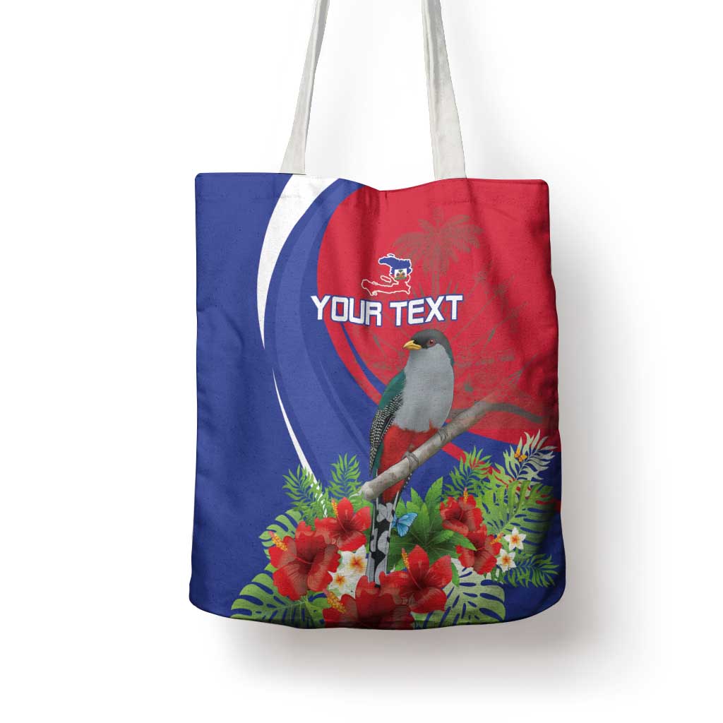 Personalized Hispaniolan Trogon Haiti Tote Bag Sporty Style - Wonder Print Shop