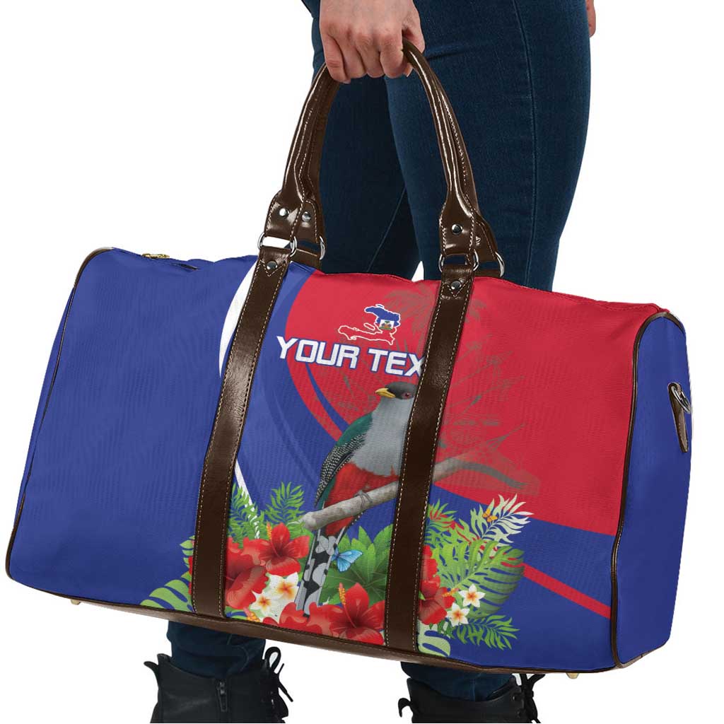 Personalized Hispaniolan Trogon Haiti Travel Bag Sporty Style - Wonder Print Shop