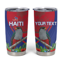 Personalized Hispaniolan Trogon Haiti Tumbler Cup Sporty Style - Wonder Print Shop