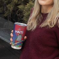 Personalized Hispaniolan Trogon Haiti Tumbler Cup Sporty Style - Wonder Print Shop
