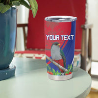 Personalized Hispaniolan Trogon Haiti Tumbler Cup Sporty Style - Wonder Print Shop