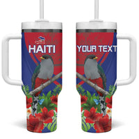 Personalized Hispaniolan Trogon Haiti Tumbler With Handle Sporty Style - Wonder Print Shop