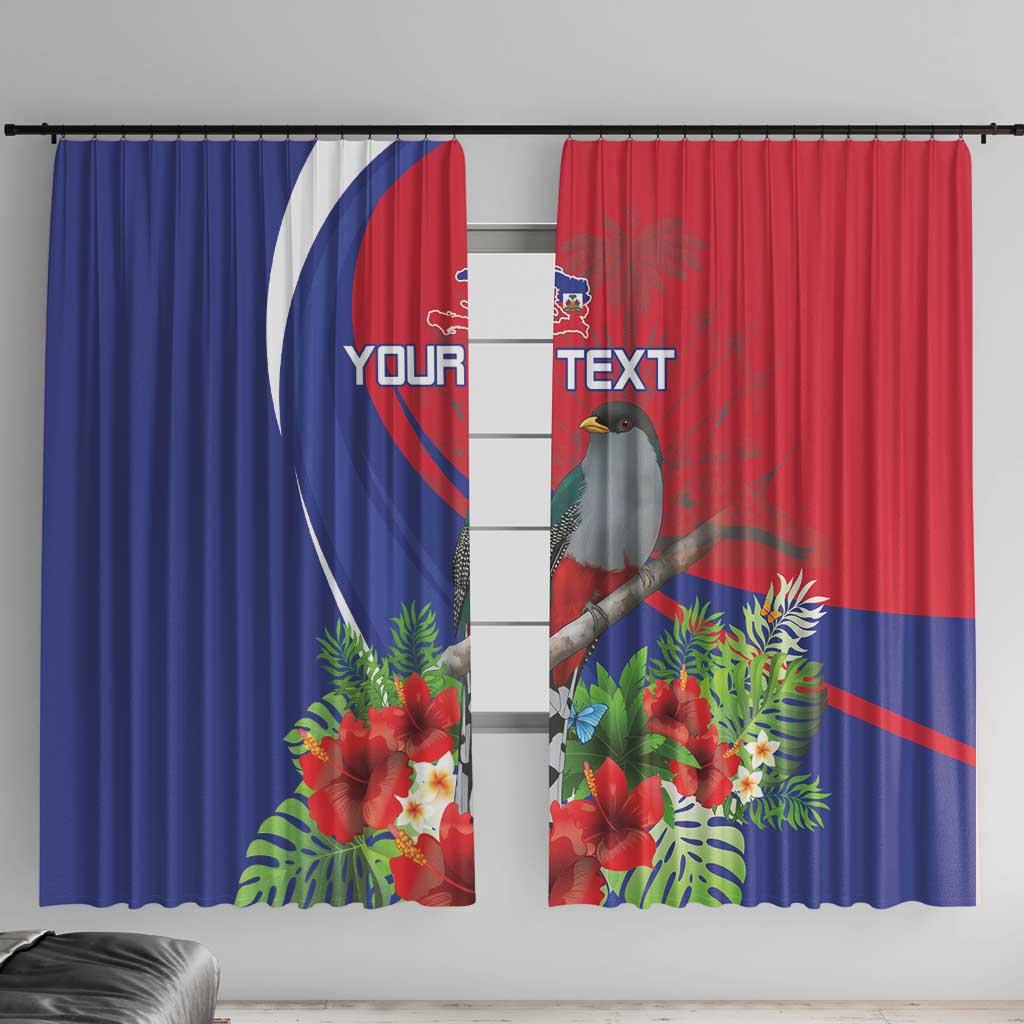 Personalized Hispaniolan Trogon Haiti Window Curtain Sporty Style - Wonder Print Shop