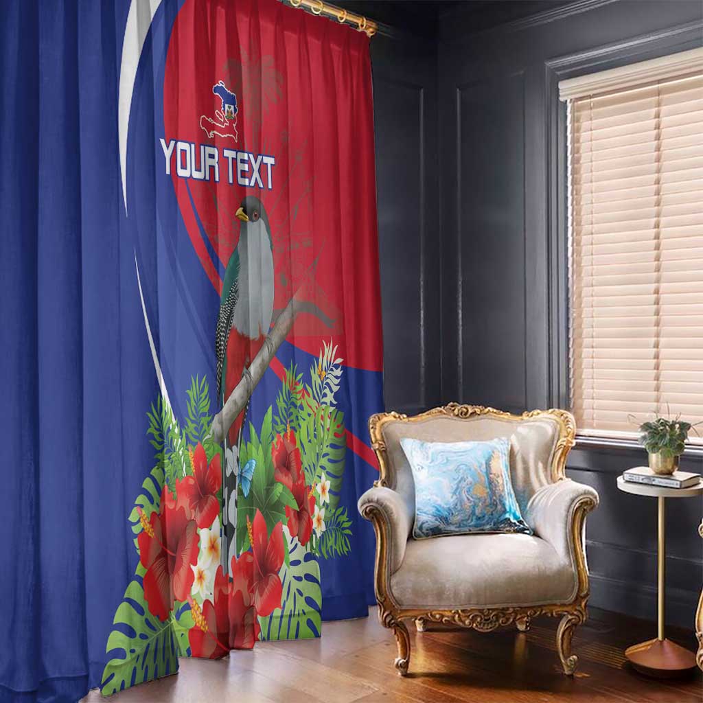 Personalized Hispaniolan Trogon Haiti Window Curtain Sporty Style - Wonder Print Shop