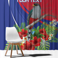 Personalized Hispaniolan Trogon Haiti Window Curtain Sporty Style - Wonder Print Shop
