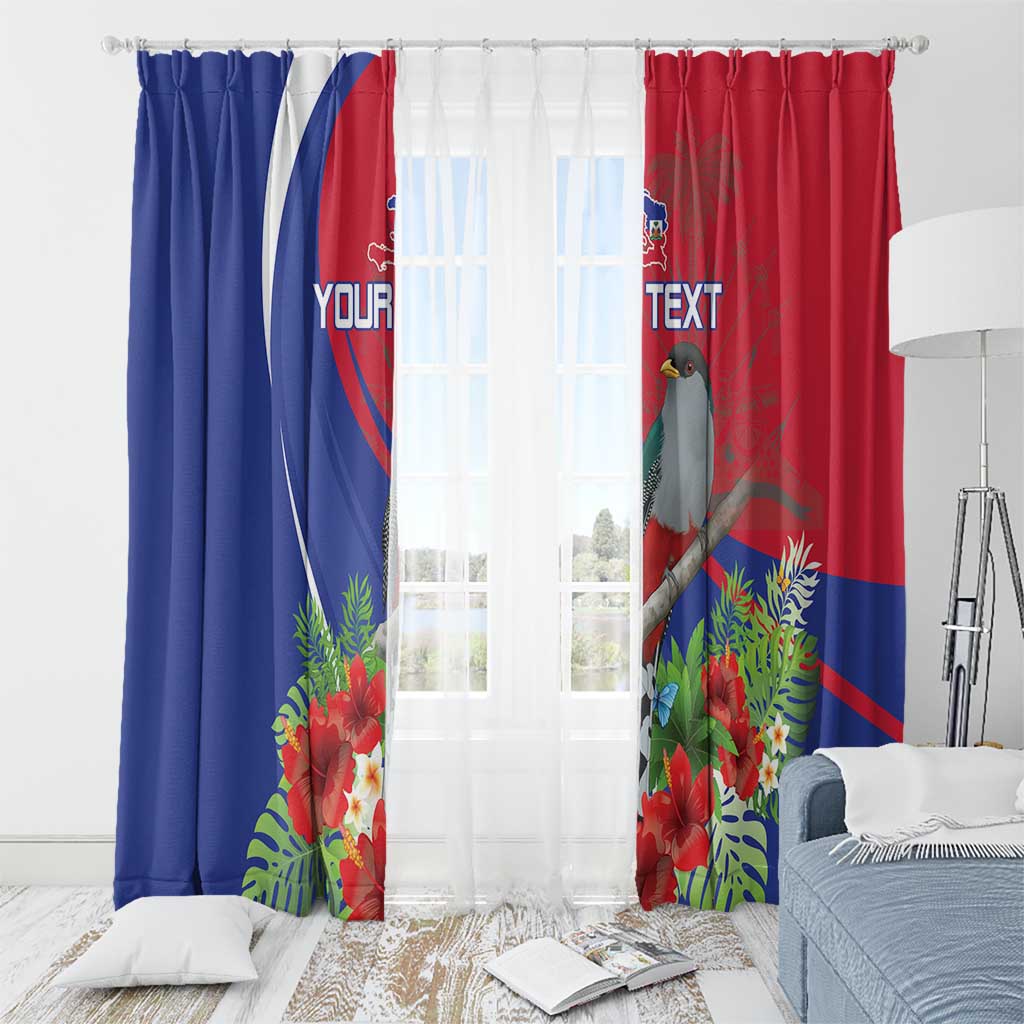 Personalized Hispaniolan Trogon Haiti Window Curtain Sporty Style - Wonder Print Shop