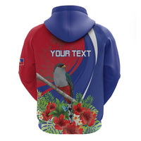 Personalized Hispaniolan Trogon Haiti Zip Hoodie Sporty Style - Wonder Print Shop
