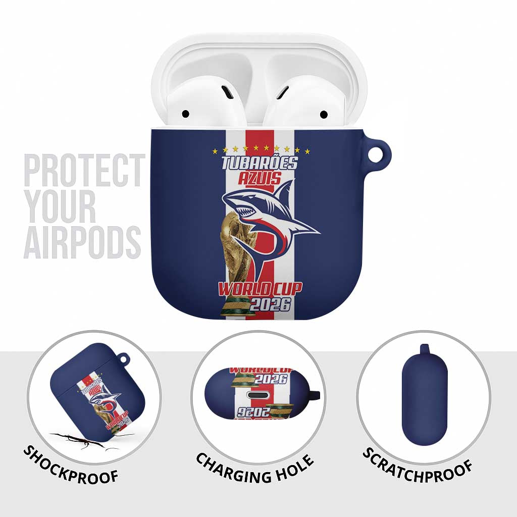 Cape Verde Football AirPods Case Tubaroes Azuis World Cup 2026 - Wonder Print Shop