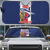 Cape Verde Football Auto Sun Shade Tubaroes Azuis World Cup 2026 - Wonder Print Shop