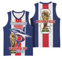 Cape Verde Football Basketball Jersey Tubaroes Azuis World Cup 2026 - Wonder Print Shop