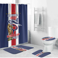 Cape Verde Football Bathroom Set Tubaroes Azuis World Cup 2026 - Wonder Print Shop