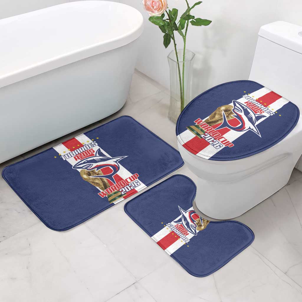 Cape Verde Football Bathroom Set Tubaroes Azuis World Cup 2026 - Wonder Print Shop