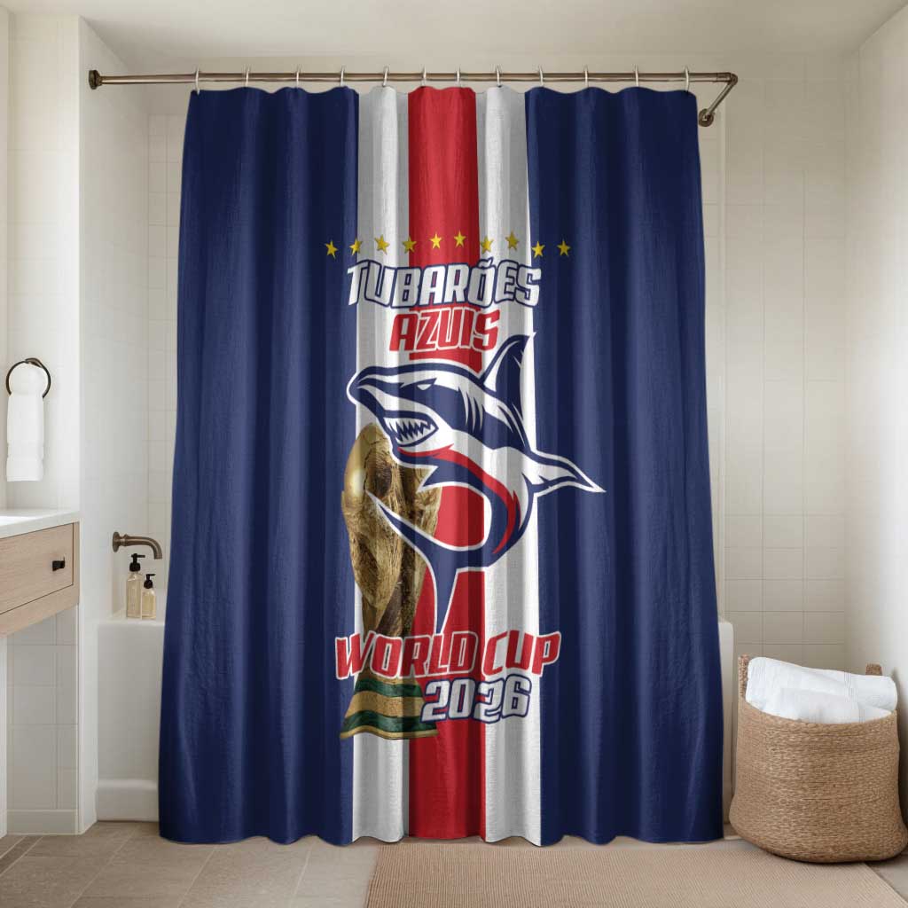 Cape Verde Football Bathroom Set Tubaroes Azuis World Cup 2026 - Wonder Print Shop