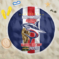 Cape Verde Football Beach Blanket Tubaroes Azuis World Cup 2026 - Wonder Print Shop