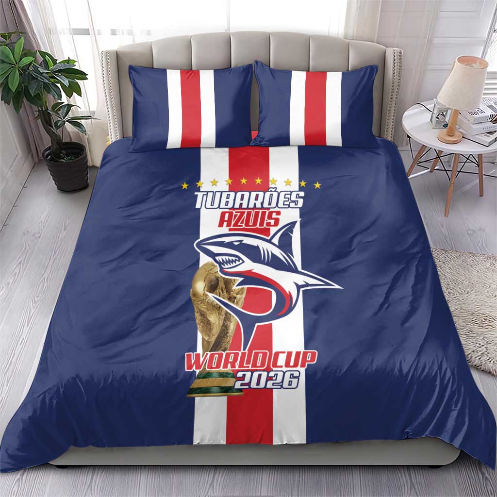 Cape Verde Football Bedding Set Tubaroes Azuis World Cup 2026 - Wonder Print Shop