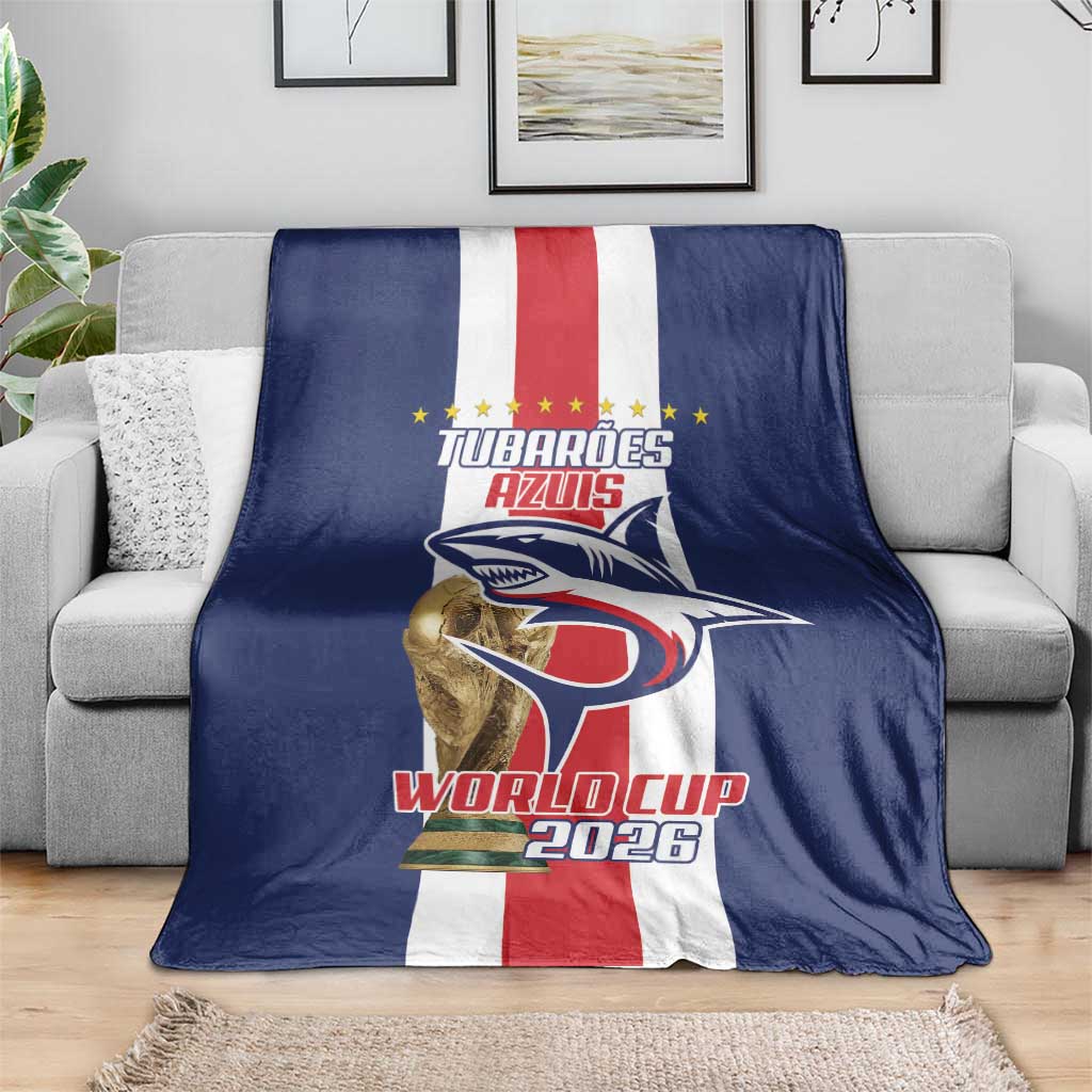Cape Verde Football Blanket Tubaroes Azuis World Cup 2026 - Wonder Print Shop