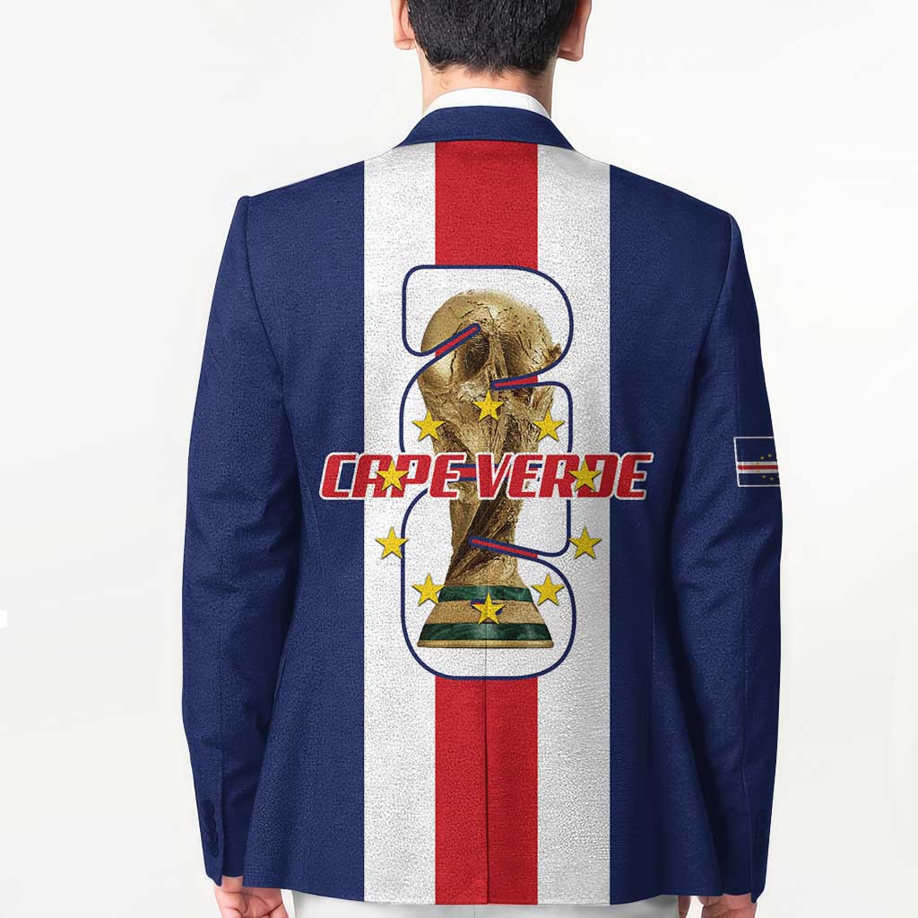 Cape Verde Football Blazer Tubaroes Azuis World Cup 2026 - Wonder Print Shop