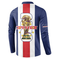 Cape Verde Football Button Sweatshirt Tubaroes Azuis World Cup 2026 - Wonder Print Shop
