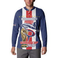 Cape Verde Football Button Sweatshirt Tubaroes Azuis World Cup 2026 - Wonder Print Shop