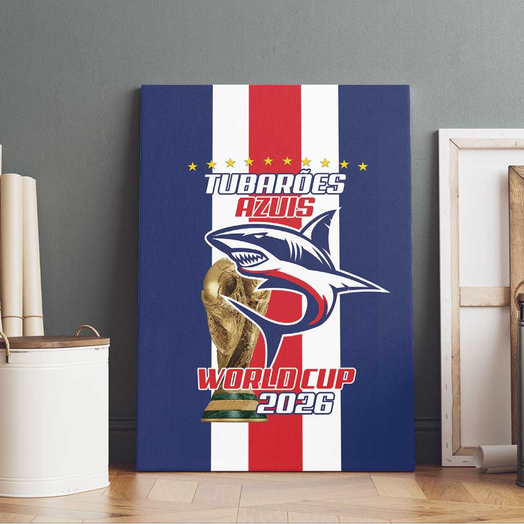Cape Verde Football Canvas Wall Art Tubaroes Azuis World Cup 2026 - Wonder Print Shop