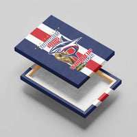 Cape Verde Football Canvas Wall Art Tubaroes Azuis World Cup 2026 - Wonder Print Shop