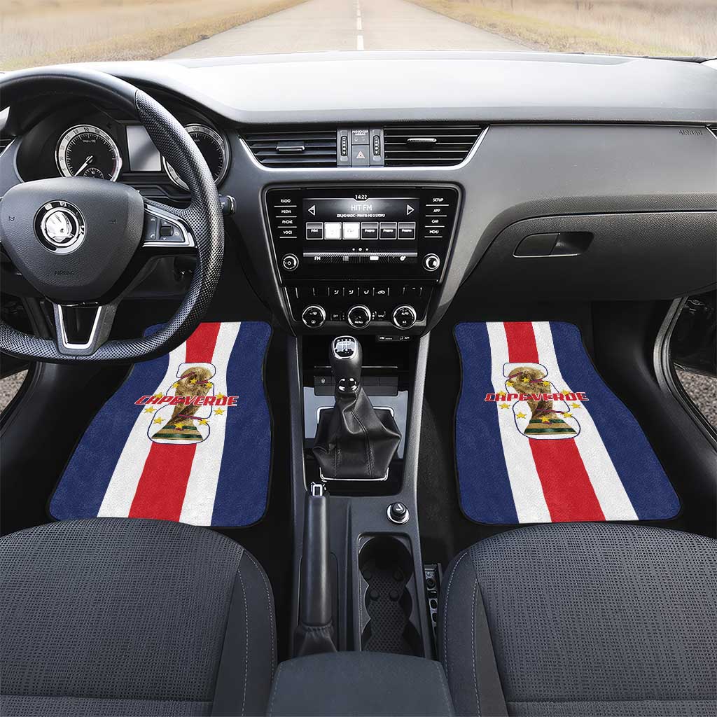 Cape Verde Football Car Mats Tubaroes Azuis World Cup 2026 - Wonder Print Shop