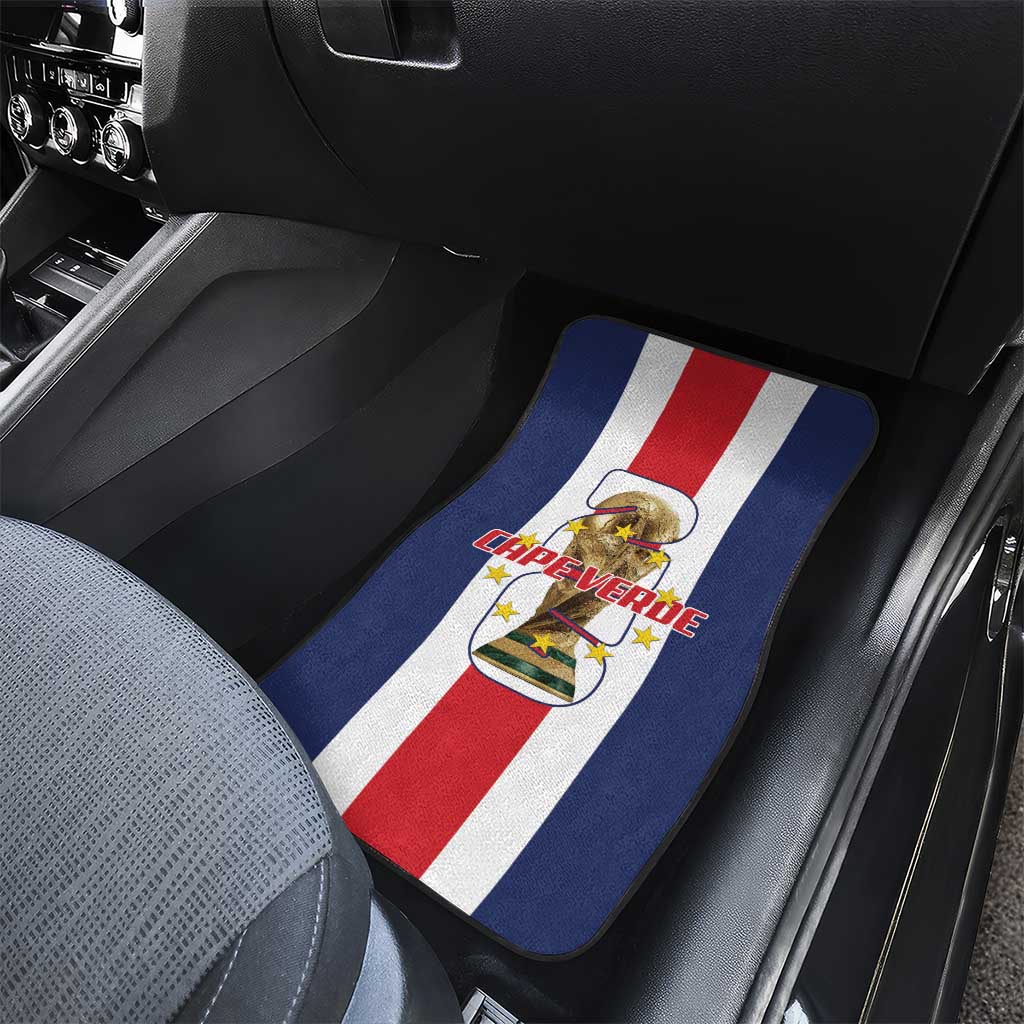 Cape Verde Football Car Mats Tubaroes Azuis World Cup 2026 - Wonder Print Shop